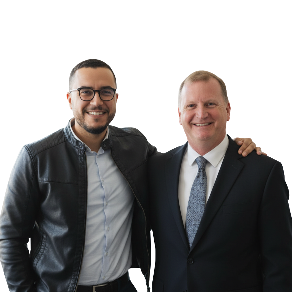 Mike & Hamza, founders of Launch Big Brands